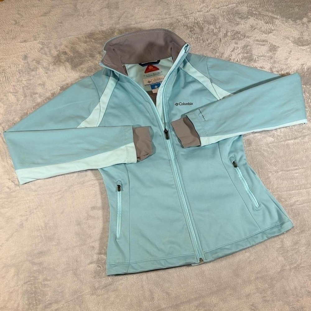 Columbia Softshell Jacket | Ice Blue | XS